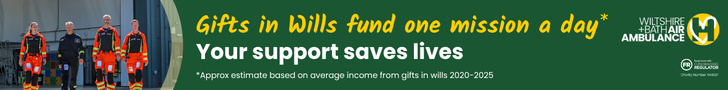 Wiltshire & Bath Air Ambulance (October Leaderboard Ad)