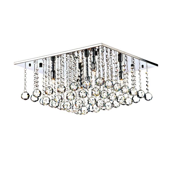 Lighting Bug's Product of the Month: Abacus 5 Light Square Flush