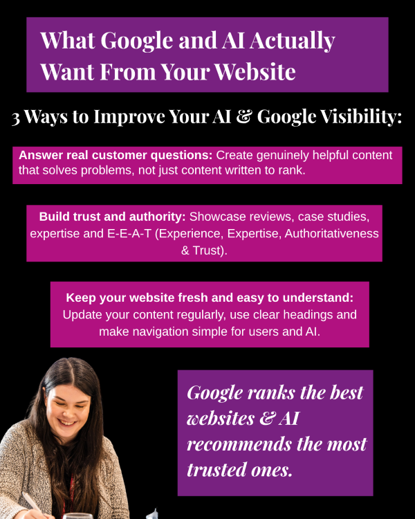 What Google and AI Actually Want From Your Website