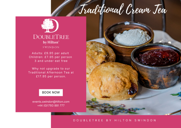 Traditional Cream Tea at Doubletree by Hilton
