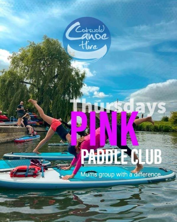 Pink Paddle Club at Cotswold Canoe Hire