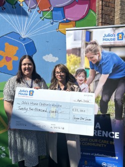 FRASERS PLUS DESIGNER OUTLET SWINDON RAISES OVER £22,000 FOR LOCAL CHILDREN’S HOSPICE JULIA’S HOUSE
