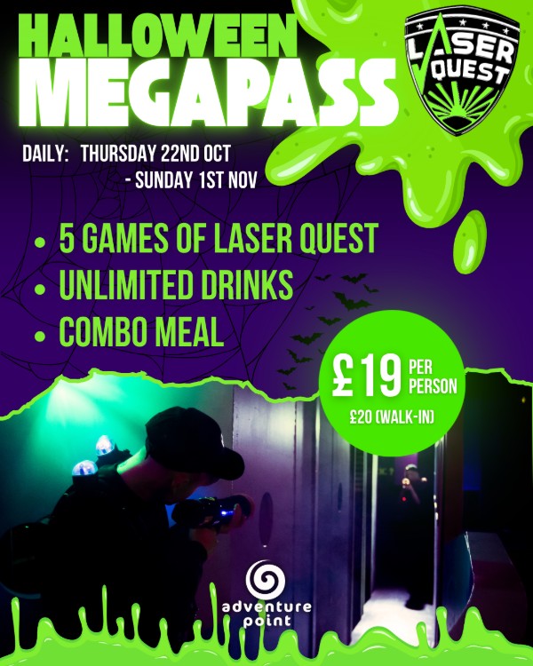 Halloween Megapass at Laser Quest