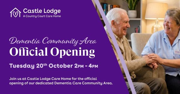 Dementia Area Official Opening at Castle Lodge