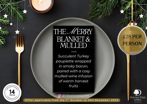 The Merry Blanket & Mulled Offer at 14Twelve Restaurant