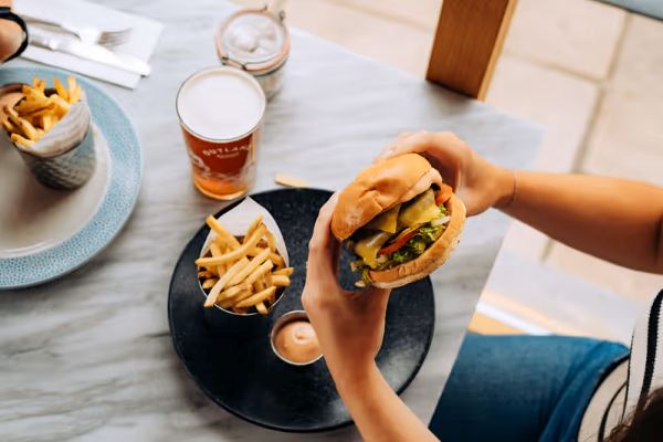Client Image: Hall & Woodhouse Burger