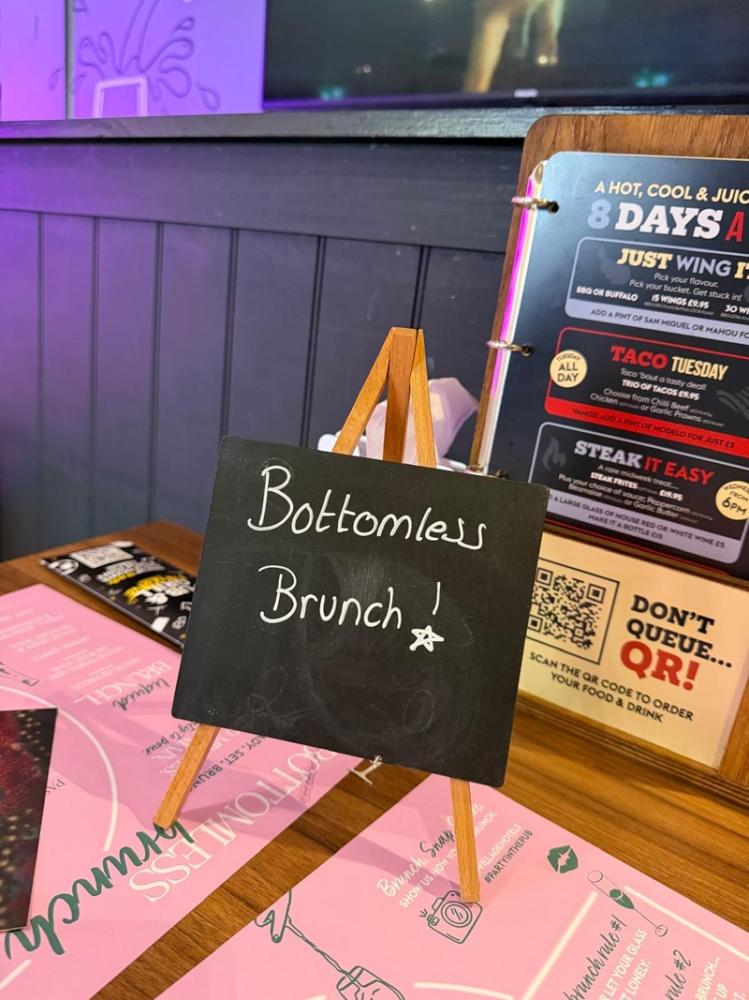 Bottomless Brunch in Swindon